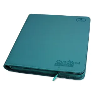 Ultimate Guard 12-Pocket QuadRow ZipFolio XenoSkin Petrol Blue Folder