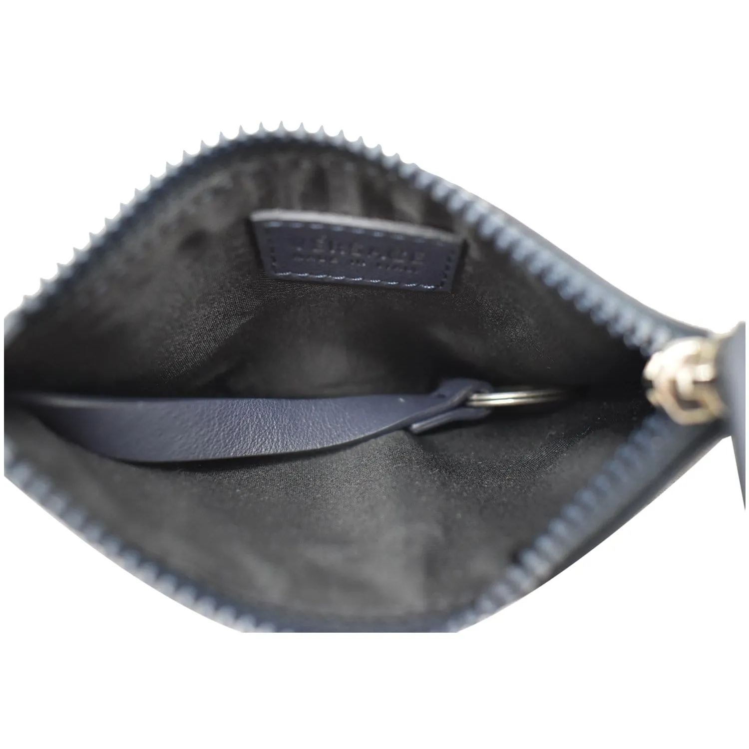 VERSACE Camo Leather Zip Key Pouch Multicolor