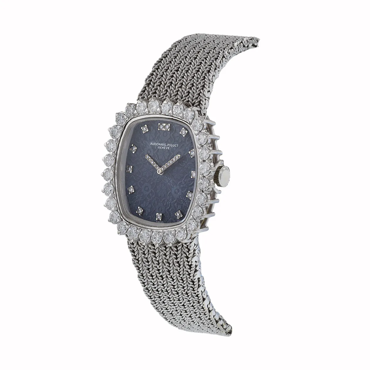 Vintage 1970's Audemars Piguet 18KT White Gold And Diamonds watch