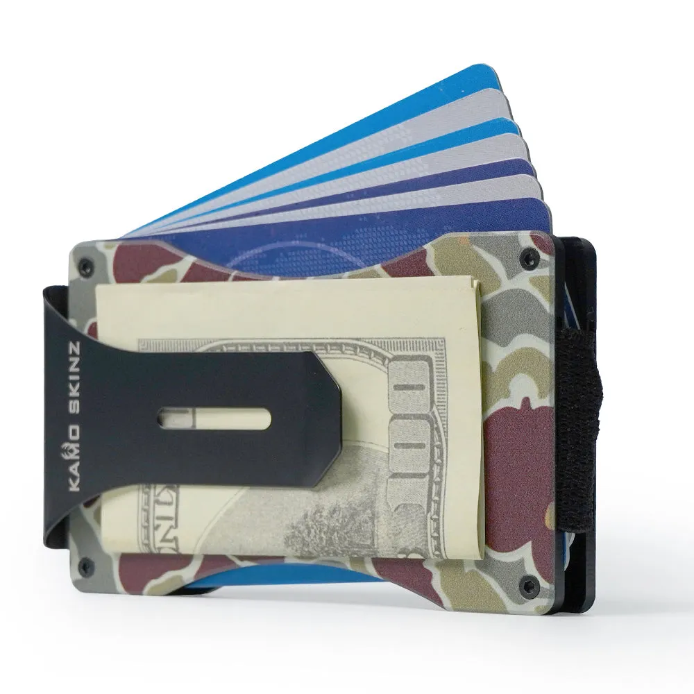 Vintage Timber Camo Slim Wallet