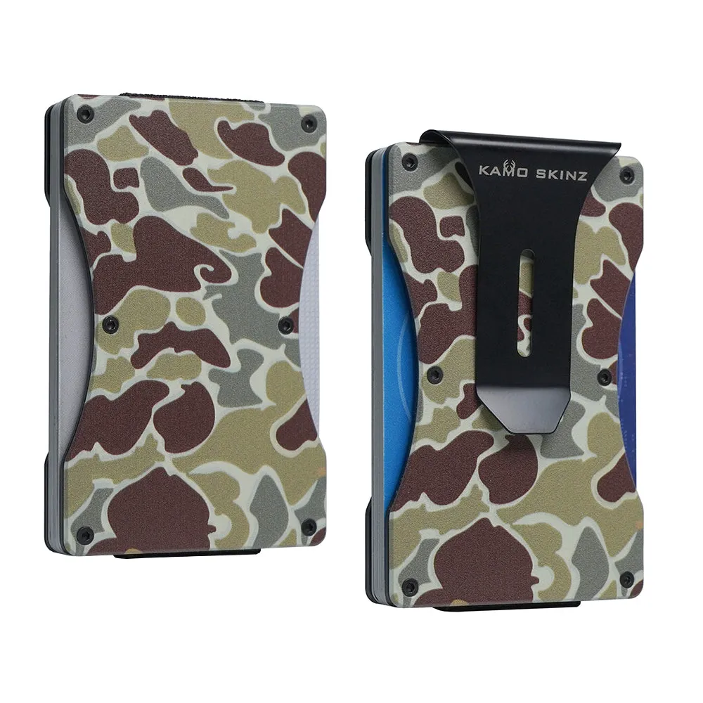 Vintage Timber Camo Slim Wallet