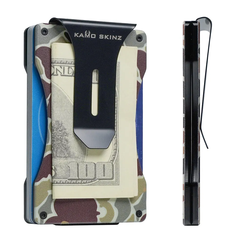 Vintage Timber Camo Slim Wallet