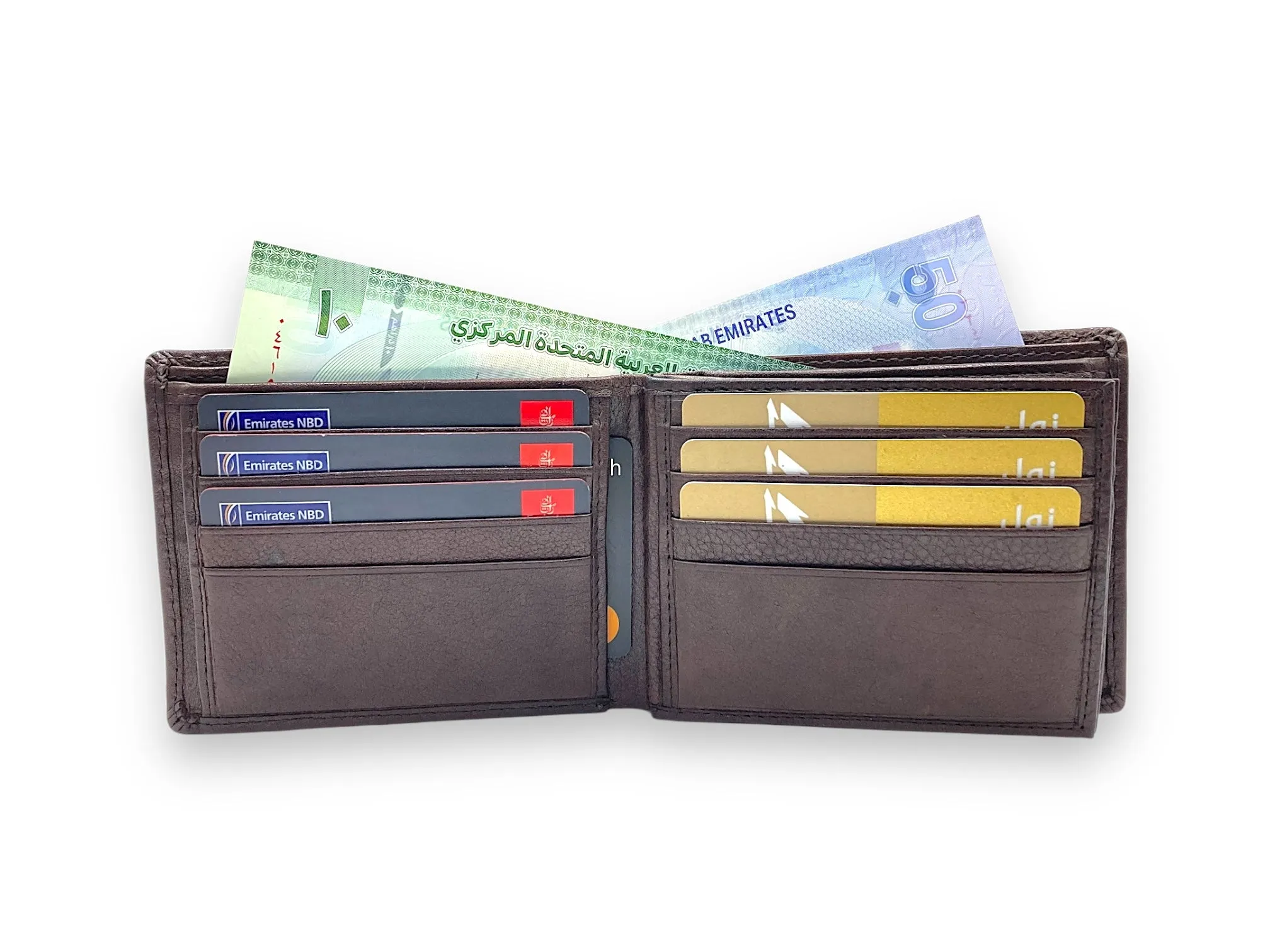 VIP - RFID Maximum Card & Coin, Men's Bifold Wallet, Inside Zip # 983CP