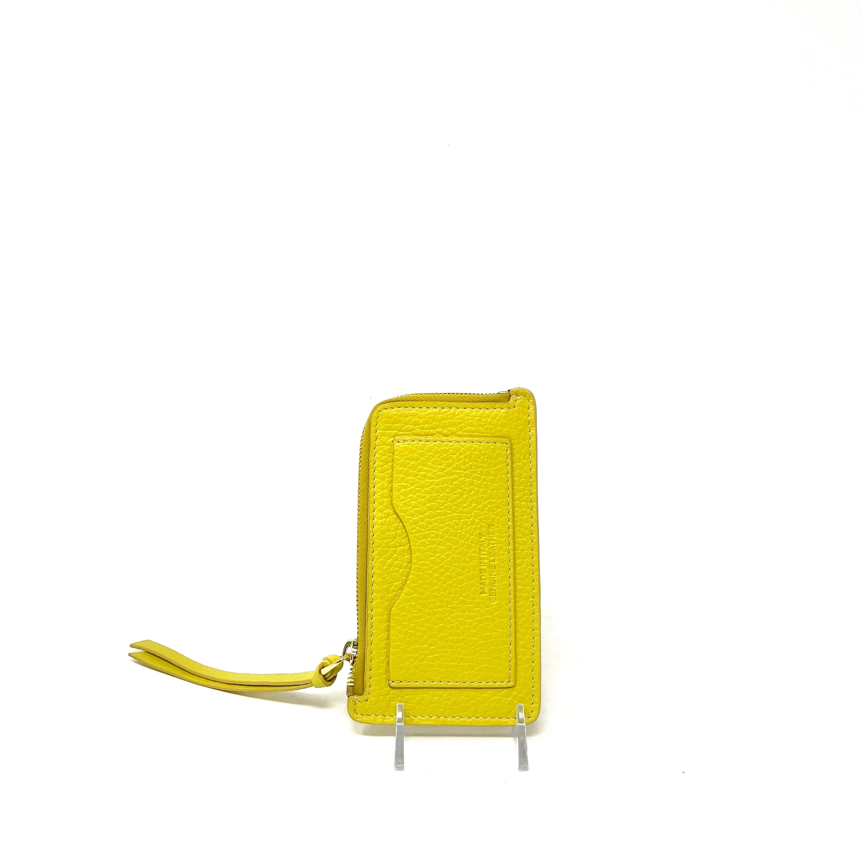 Visona Slim Credit Card Holder with Wide Zip