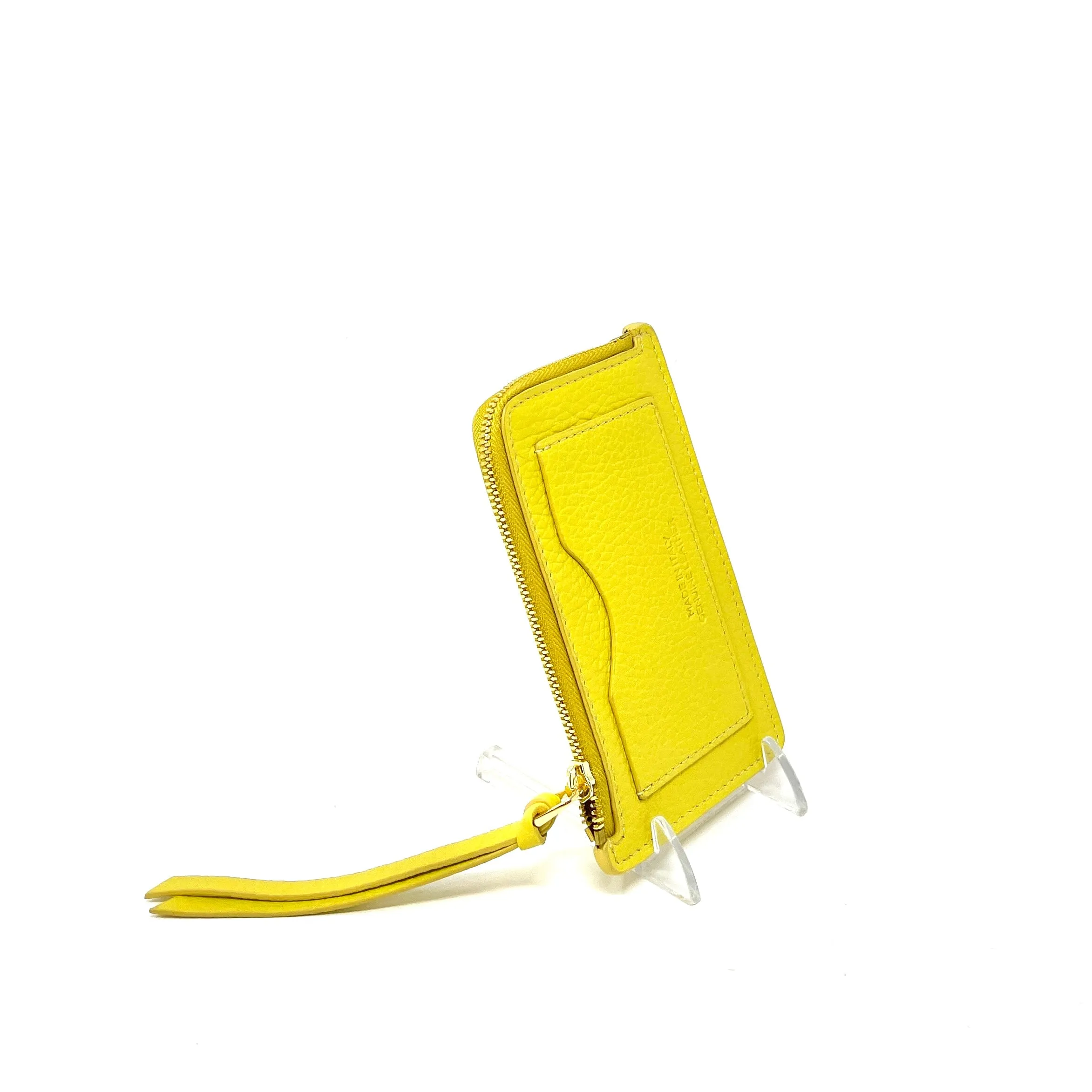Visona Slim Credit Card Holder with Wide Zip