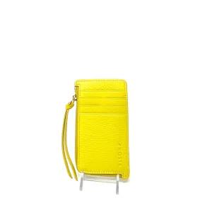 Visona Slim Credit Card Holder with Wide Zip