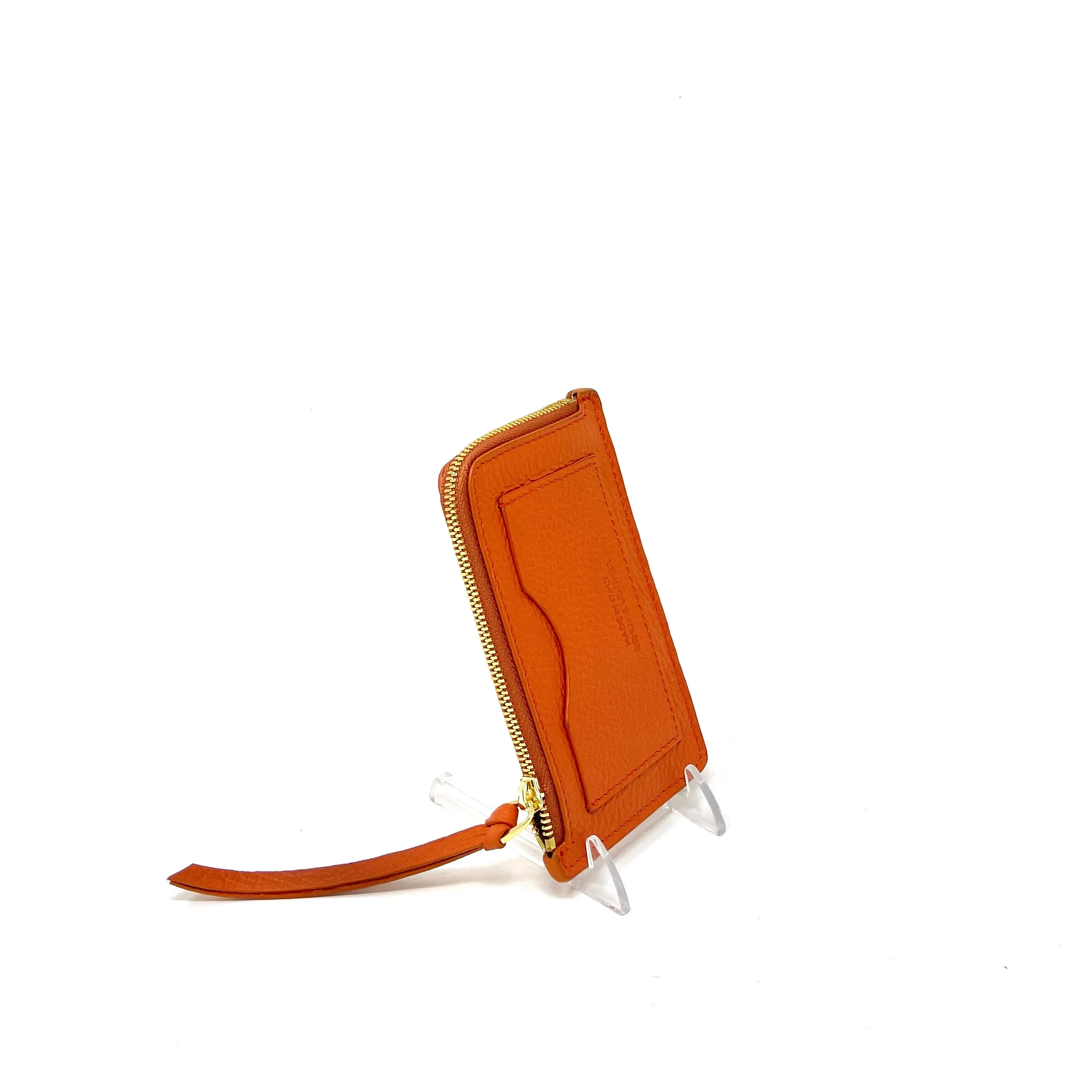 Visona Slim Credit Card Holder with Wide Zip