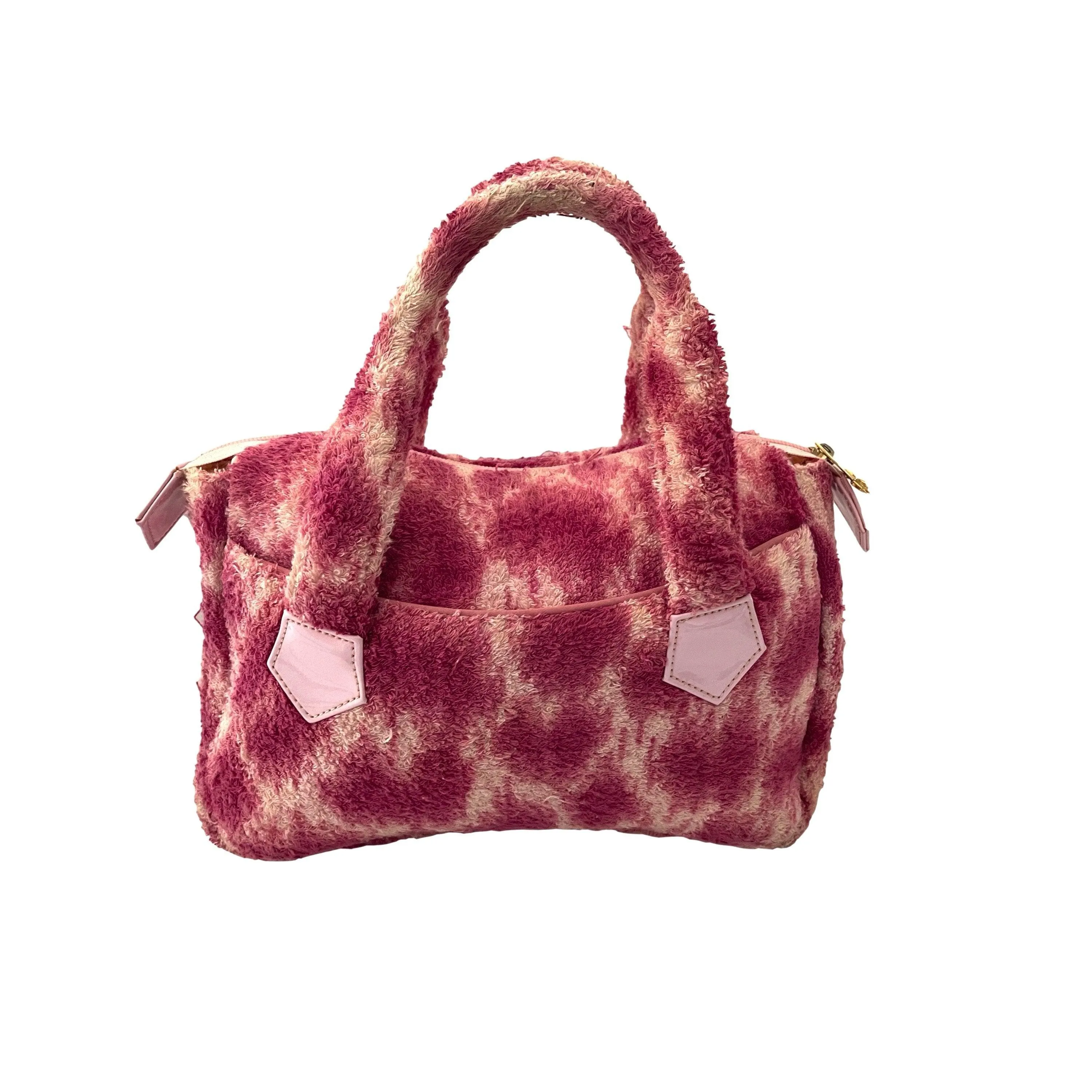 Vivienne Westwood Pink Tie Dye Terry Cloth Bag