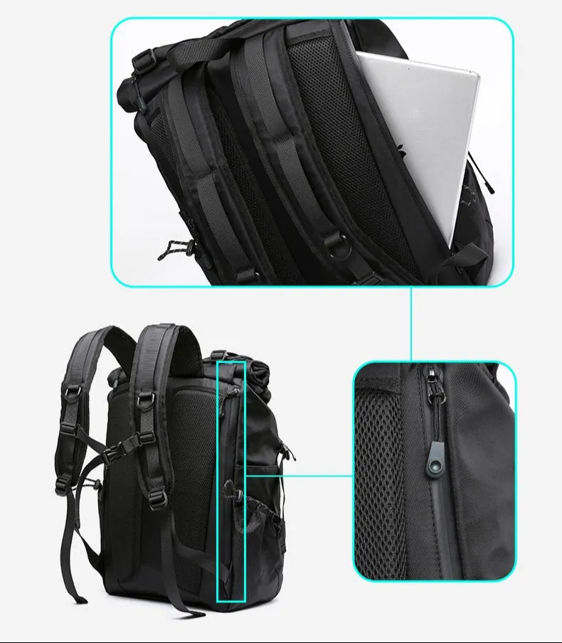 Vortex Elite Backpack Multifunction Backpack - Black Oxford - 17 inches