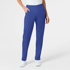 W123 5155 Flat Front Cargo Scrub Pants Galaxy Blue
