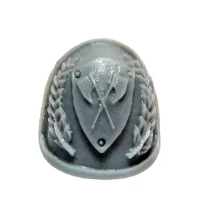 Warhammer 40K Forgeworld Imperial Fists Phalanx Warder Shoulder Pad B