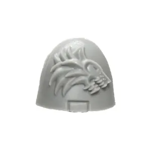 Warhammer 40K Marines Forgeworld Space Wolves MKVI Shoulder Pad D