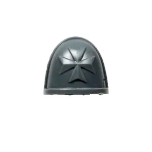Warhammer 40K Space Marine Deathwatch Kill Team Shoulder Pad Black Templars
