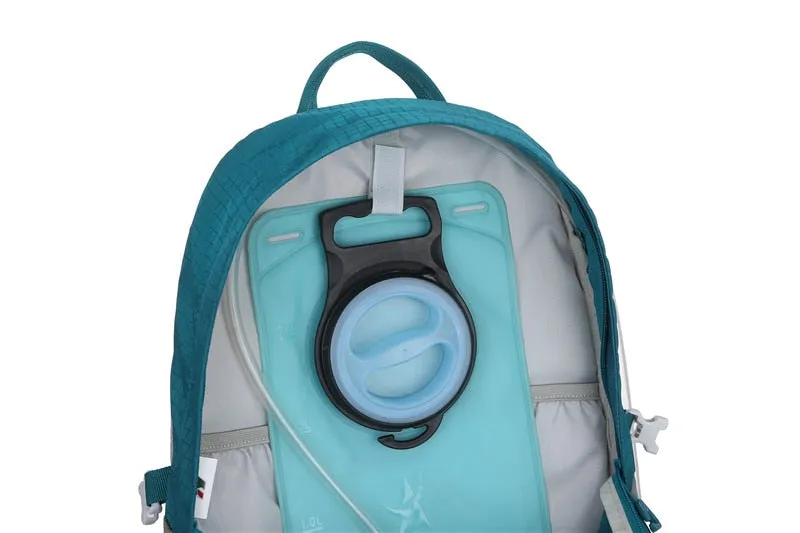 Waterproof Multipocketed Backpack for Hiking/School/Travel, Teal, 30L