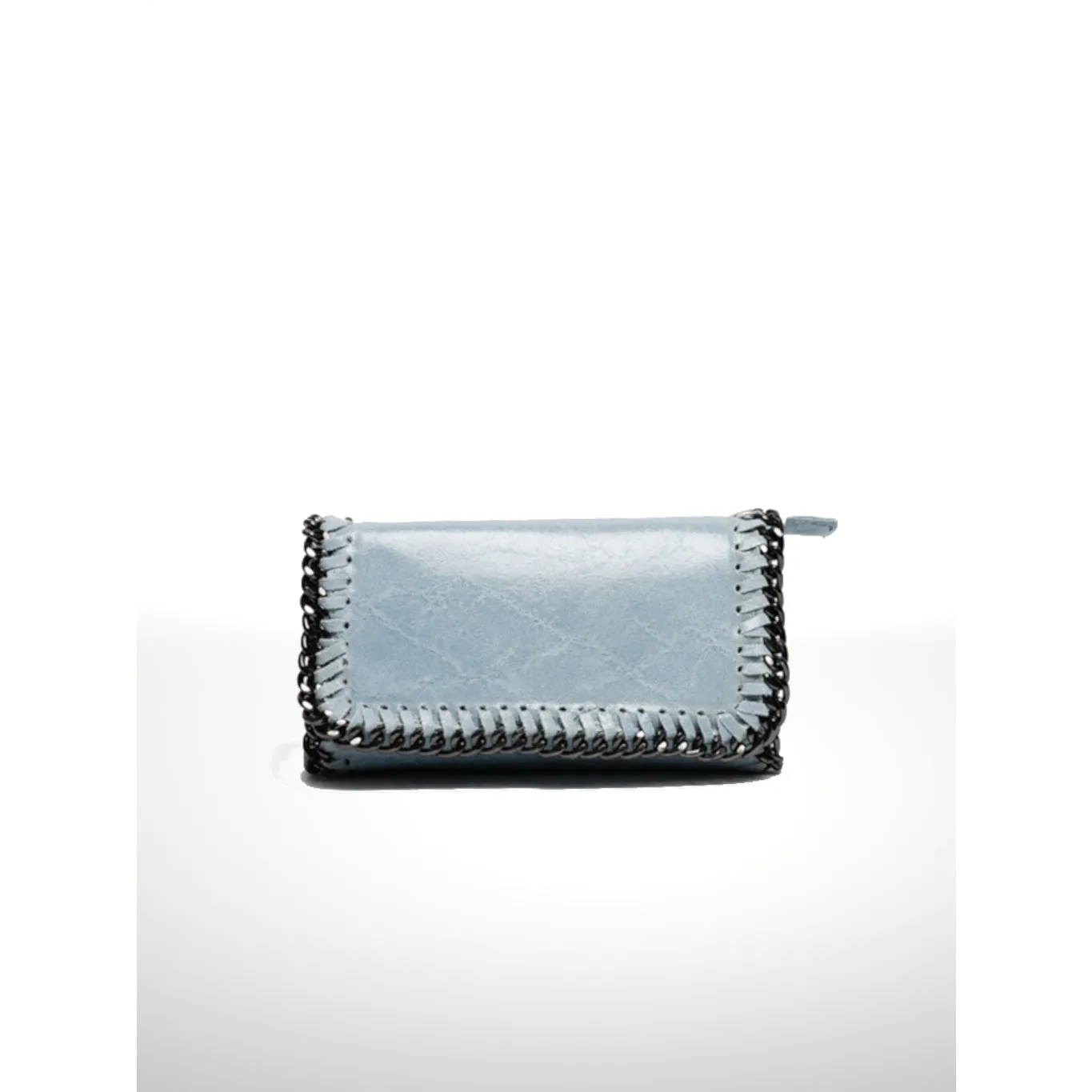 Whipstitch Chain Italian Leather Bag