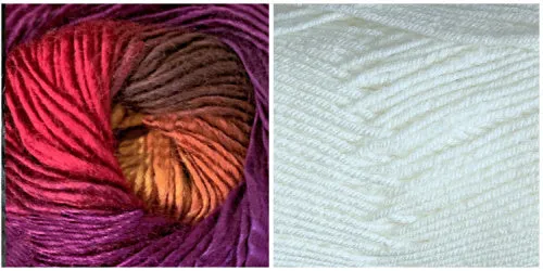 WHITE   ORCHID - Embossed Natura Gloves KIT