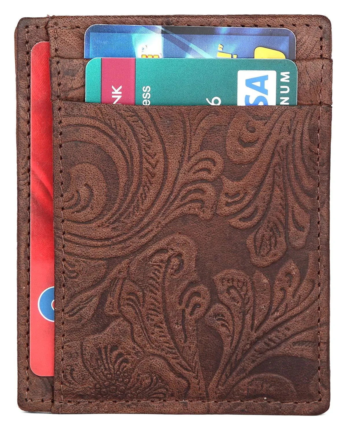 WildHorn Brown Credit Card Holder