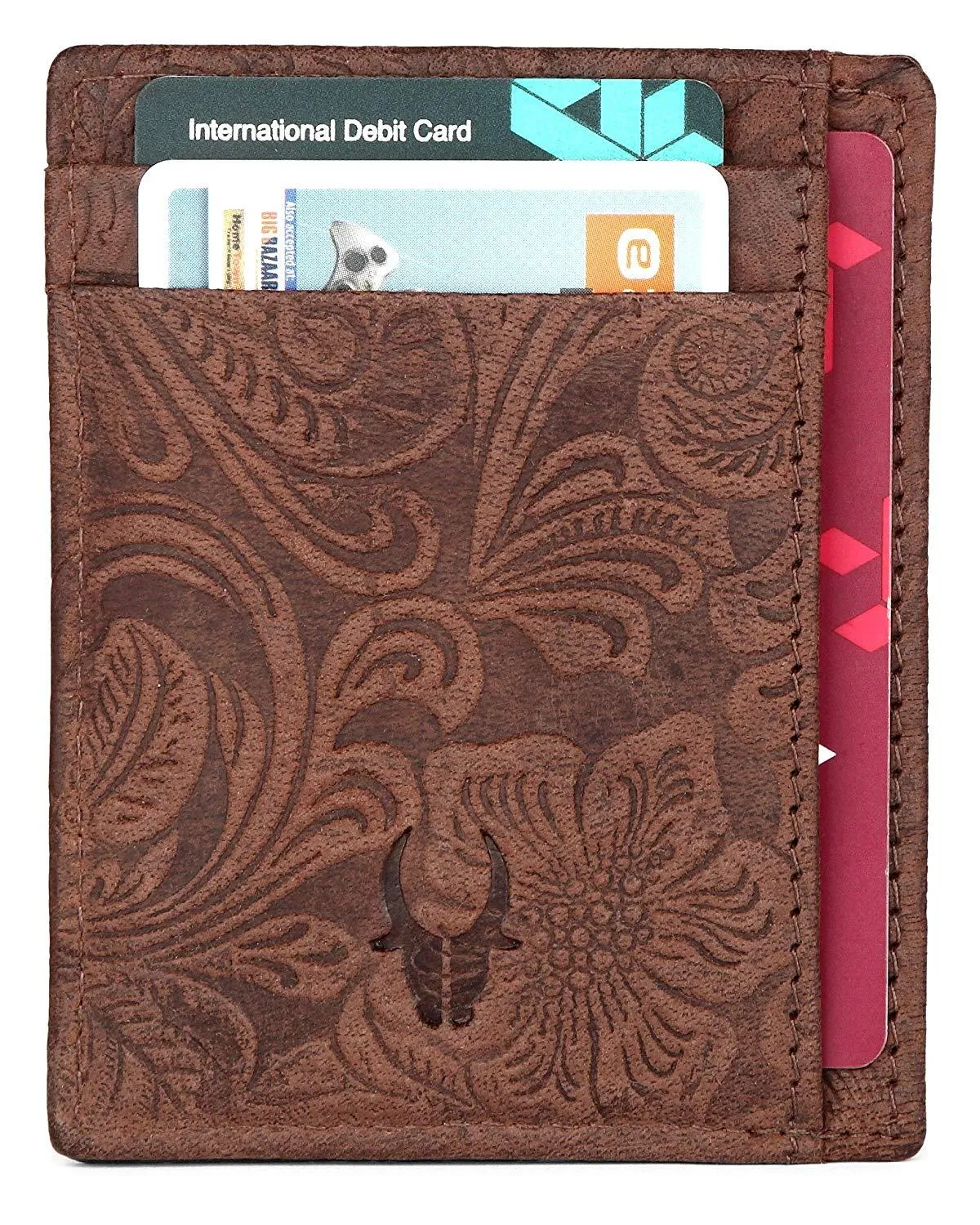 WildHorn Brown Credit Card Holder