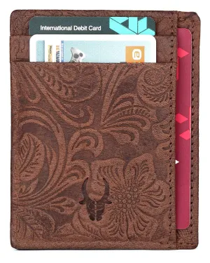 WildHorn Brown Credit Card Holder