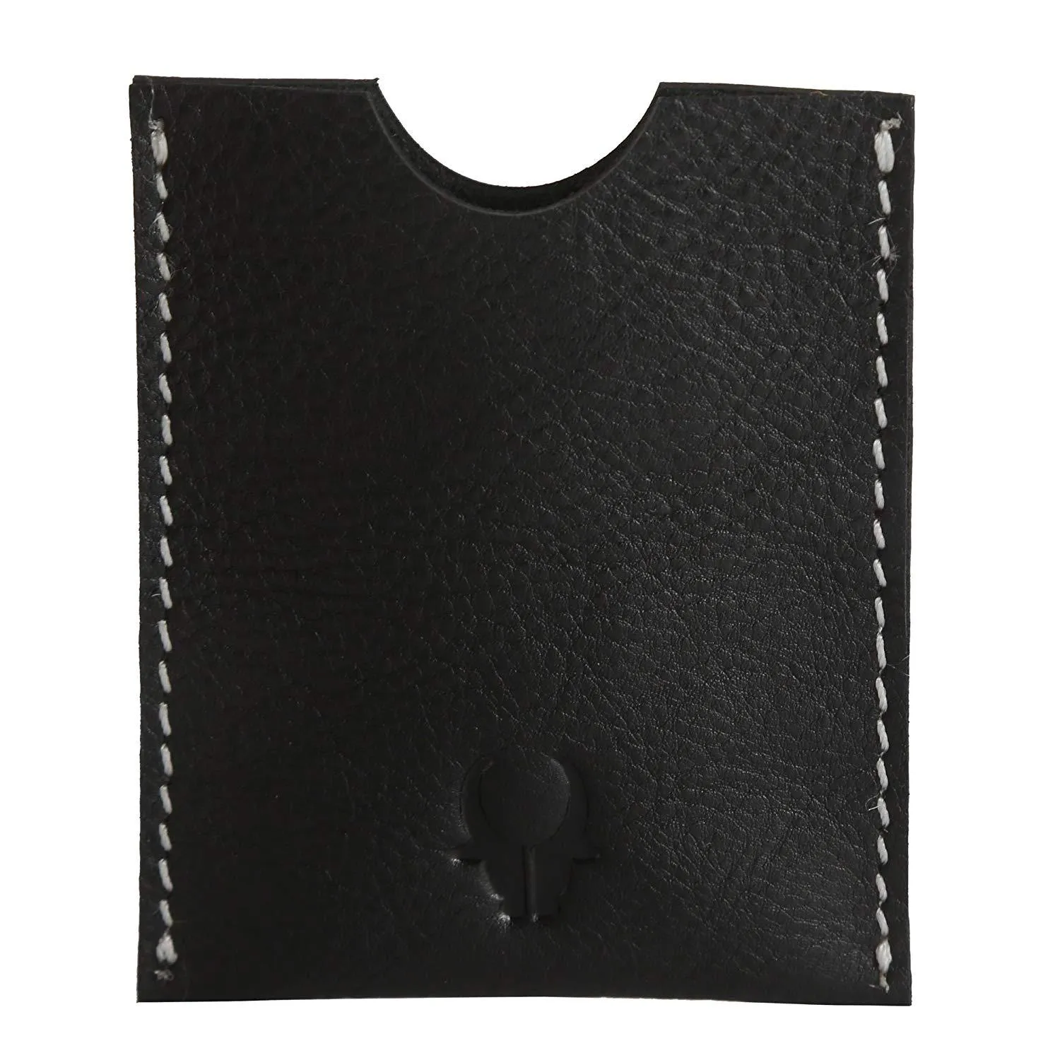 WildHorn Hand Crafted Black Genuine Leather Credit Card Holder