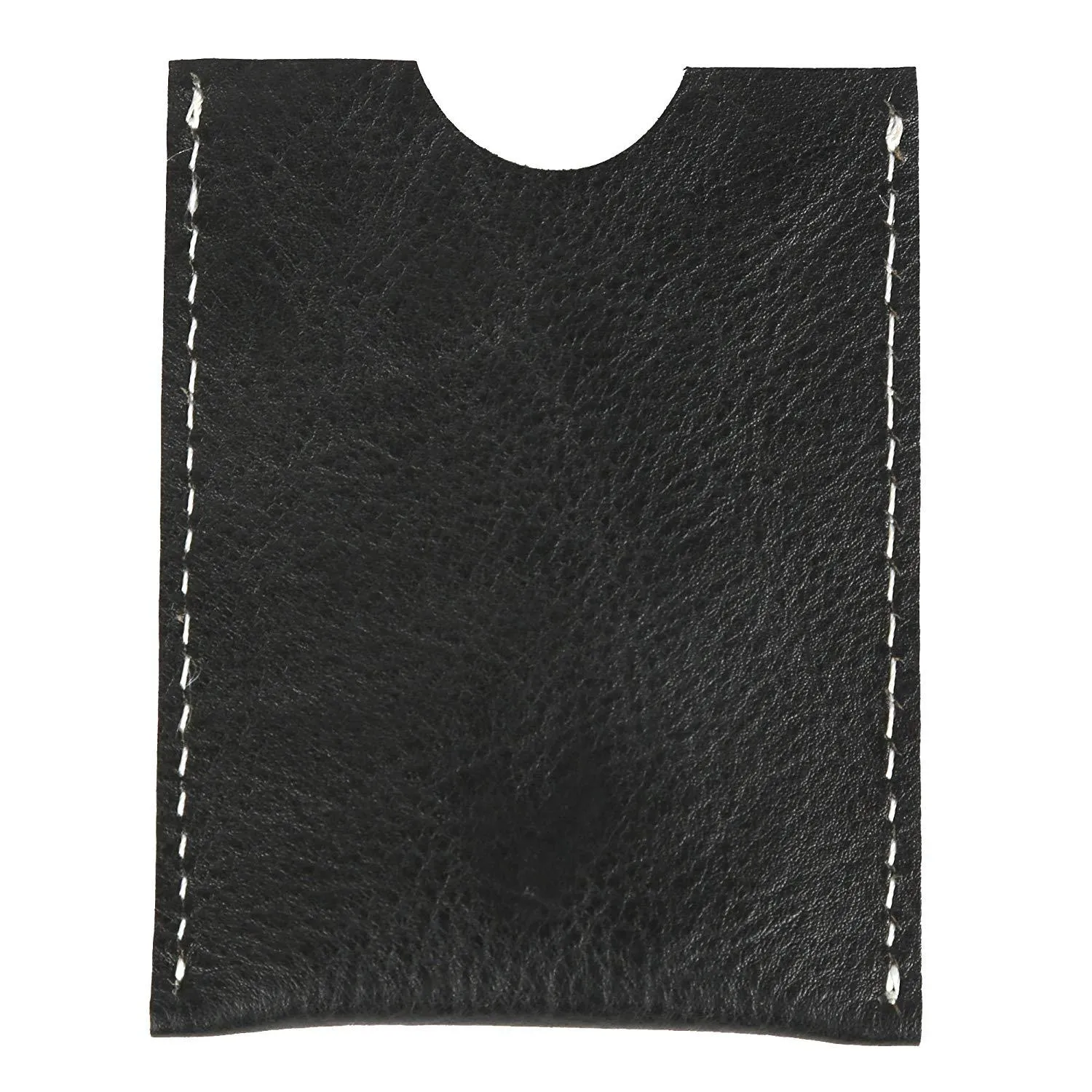 WildHorn Hand Crafted Black Genuine Leather Credit Card Holder