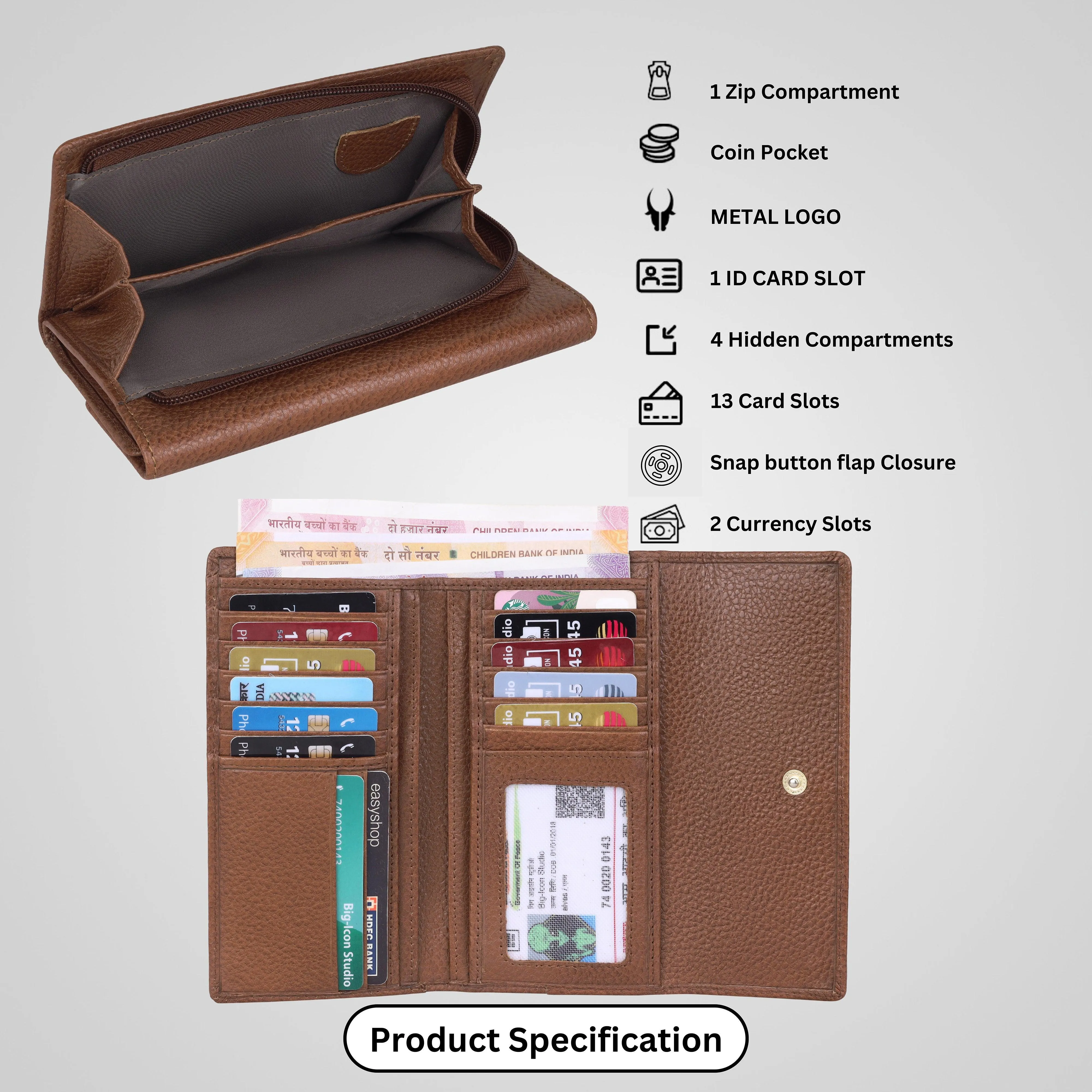 WildHorn Ladies Leather Purse