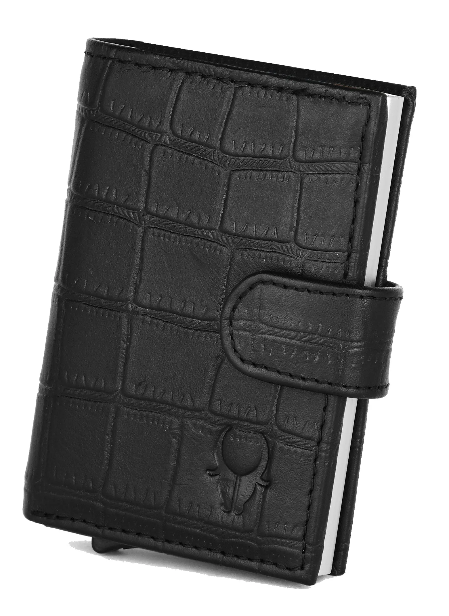 WildHorn® RFID Protected Unisex Genuine Leather Card Holder