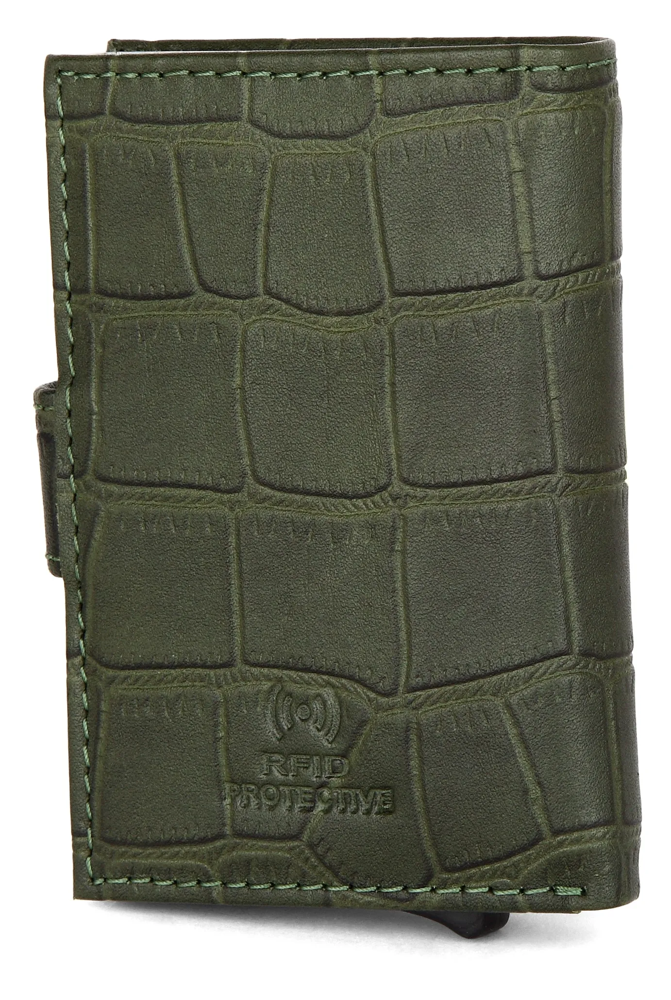 WildHorn® RFID Protected Unisex Genuine Leather Card Holder