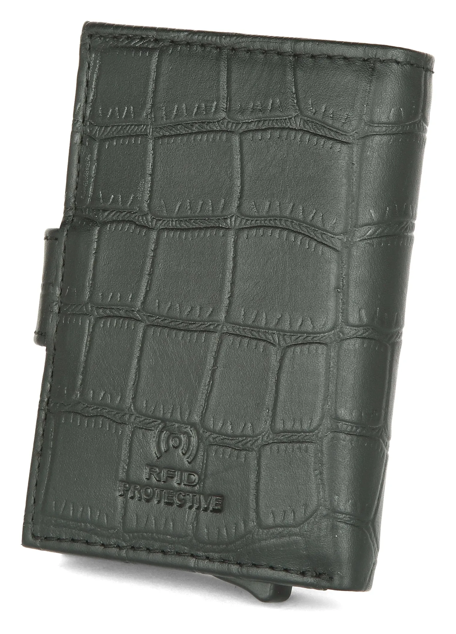 WildHorn® RFID Protected Unisex Genuine Leather Card Holder