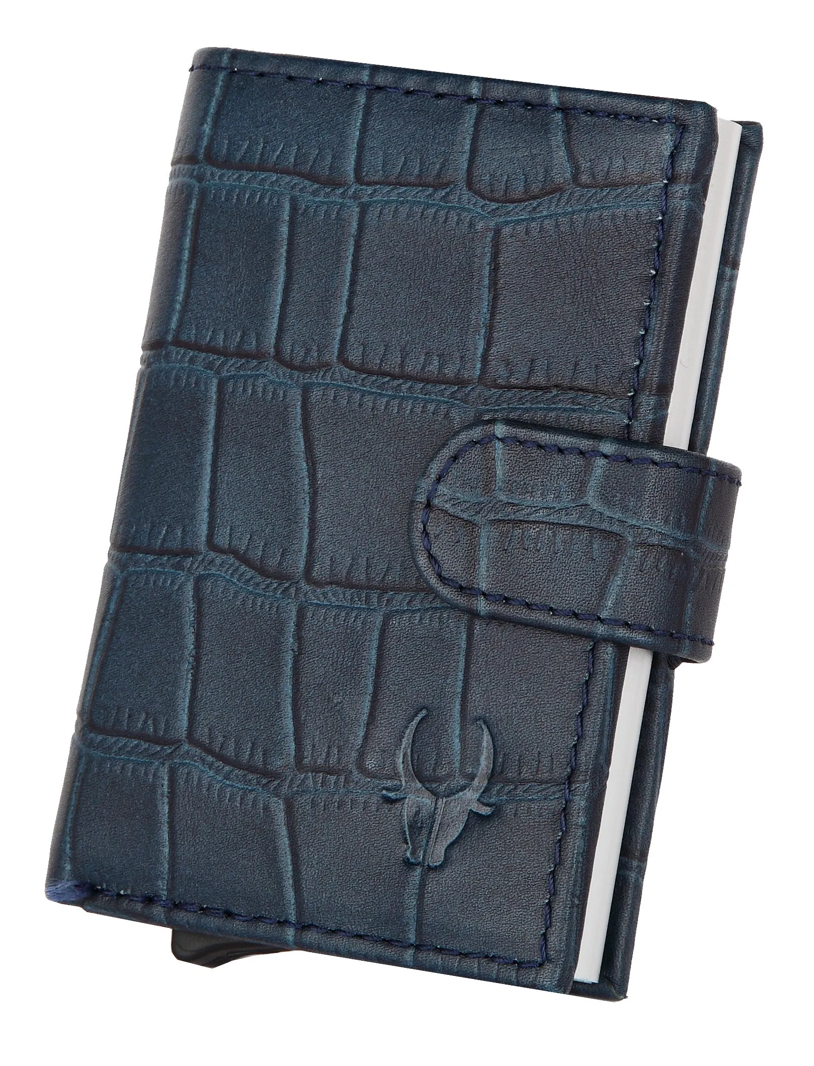 WildHorn® RFID Protected Unisex Genuine Leather Card Holder