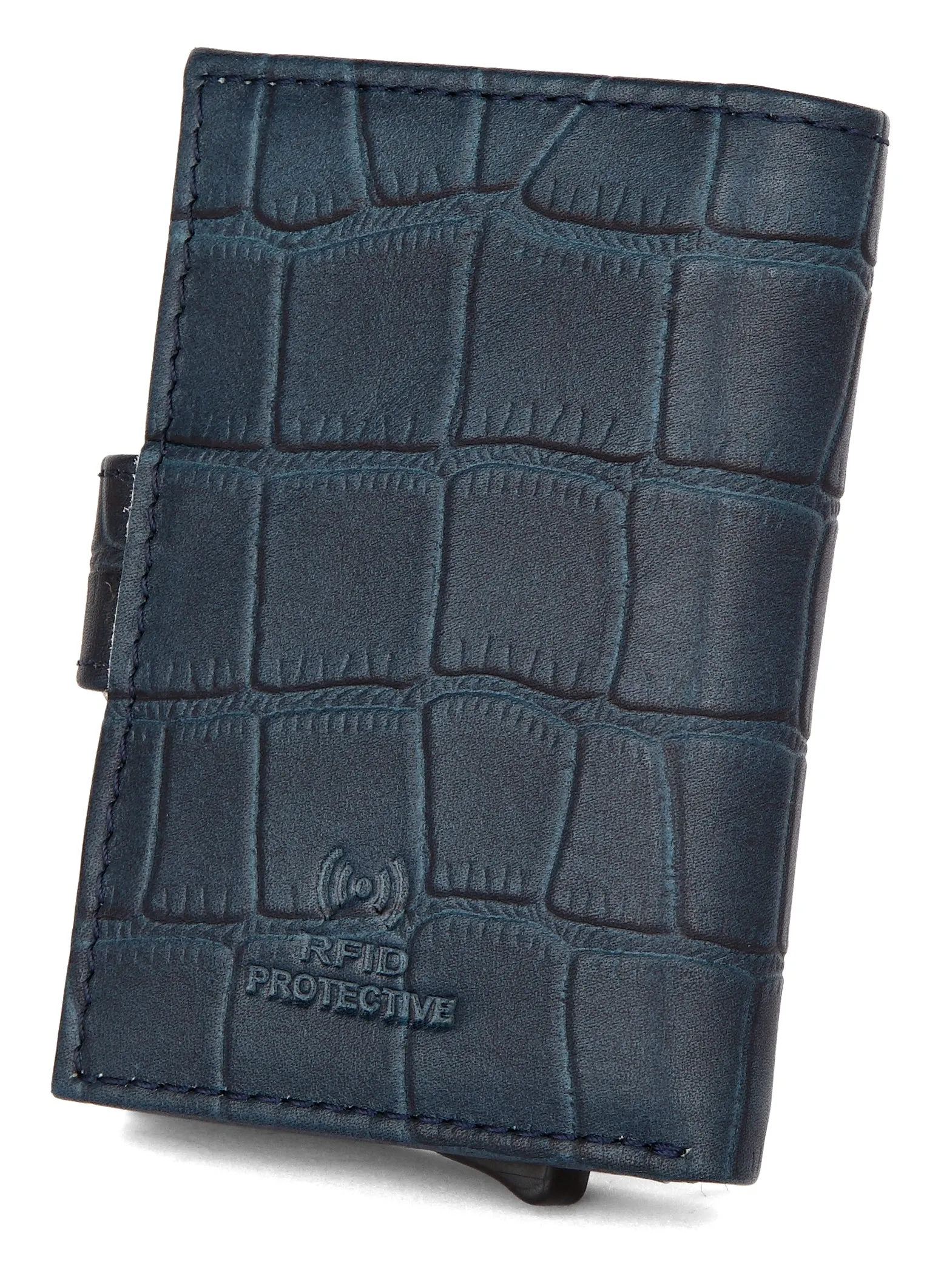 WildHorn® RFID Protected Unisex Genuine Leather Card Holder