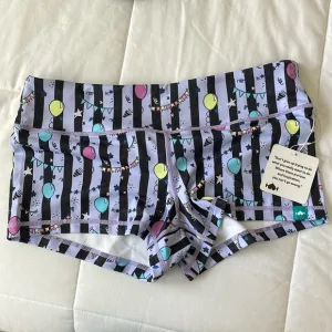 Wodbottom patterned workout compression shorts