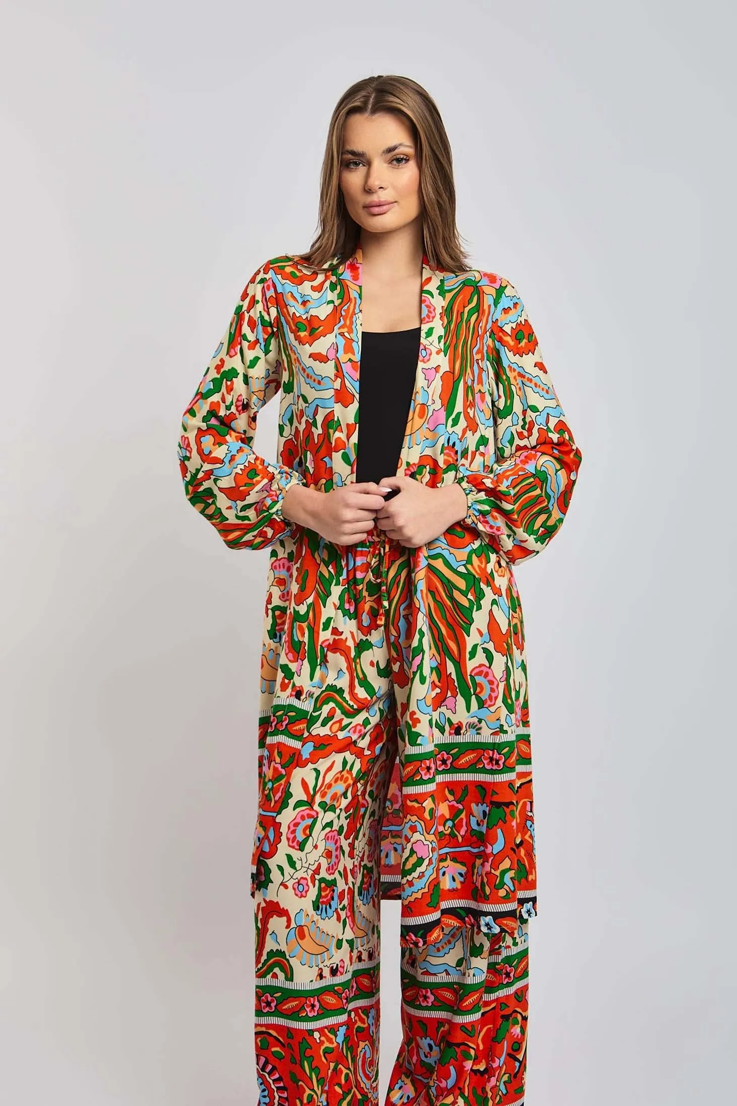 Women Pant Printed Jogger Multicolor