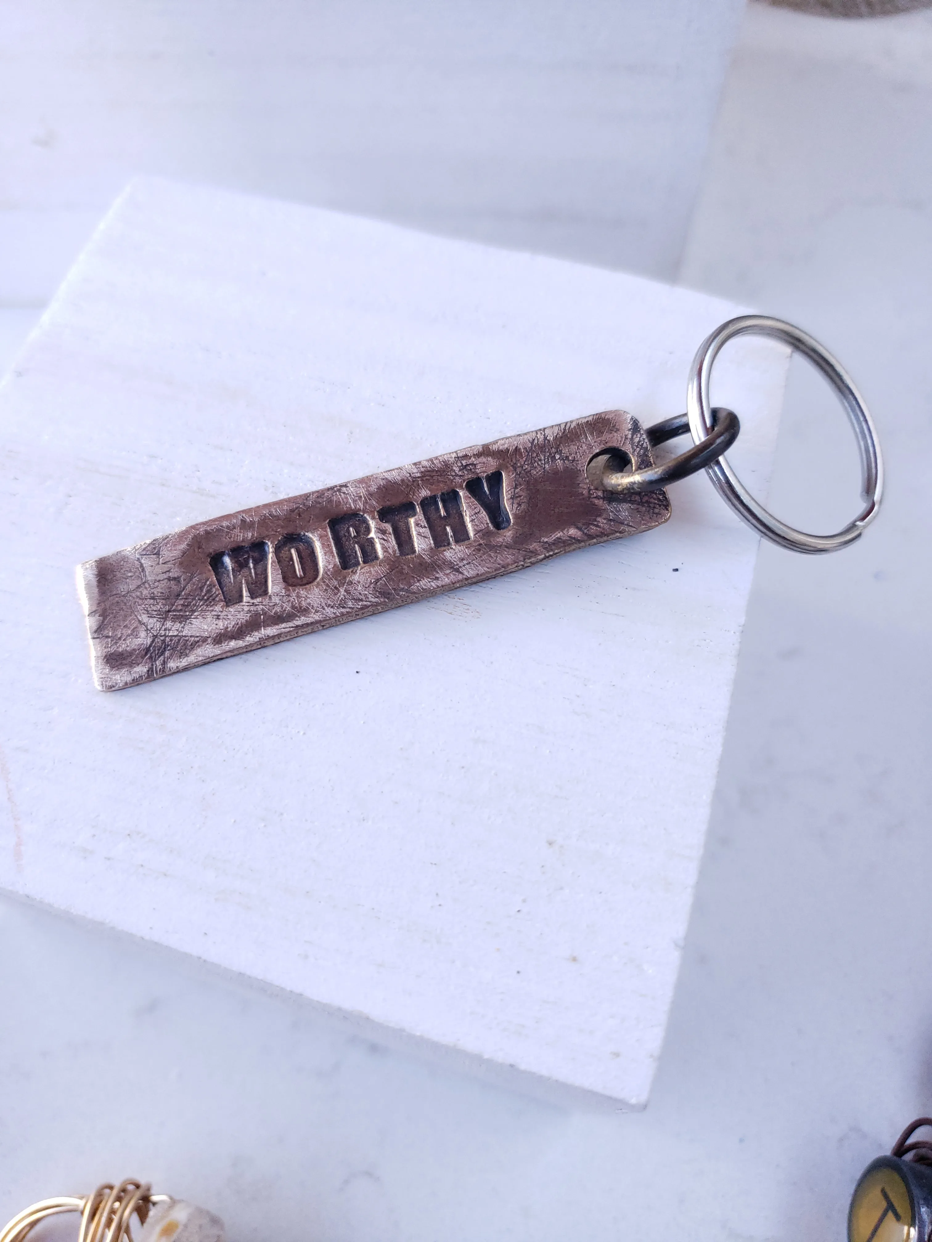 Worthy Genuine Brass Keychain