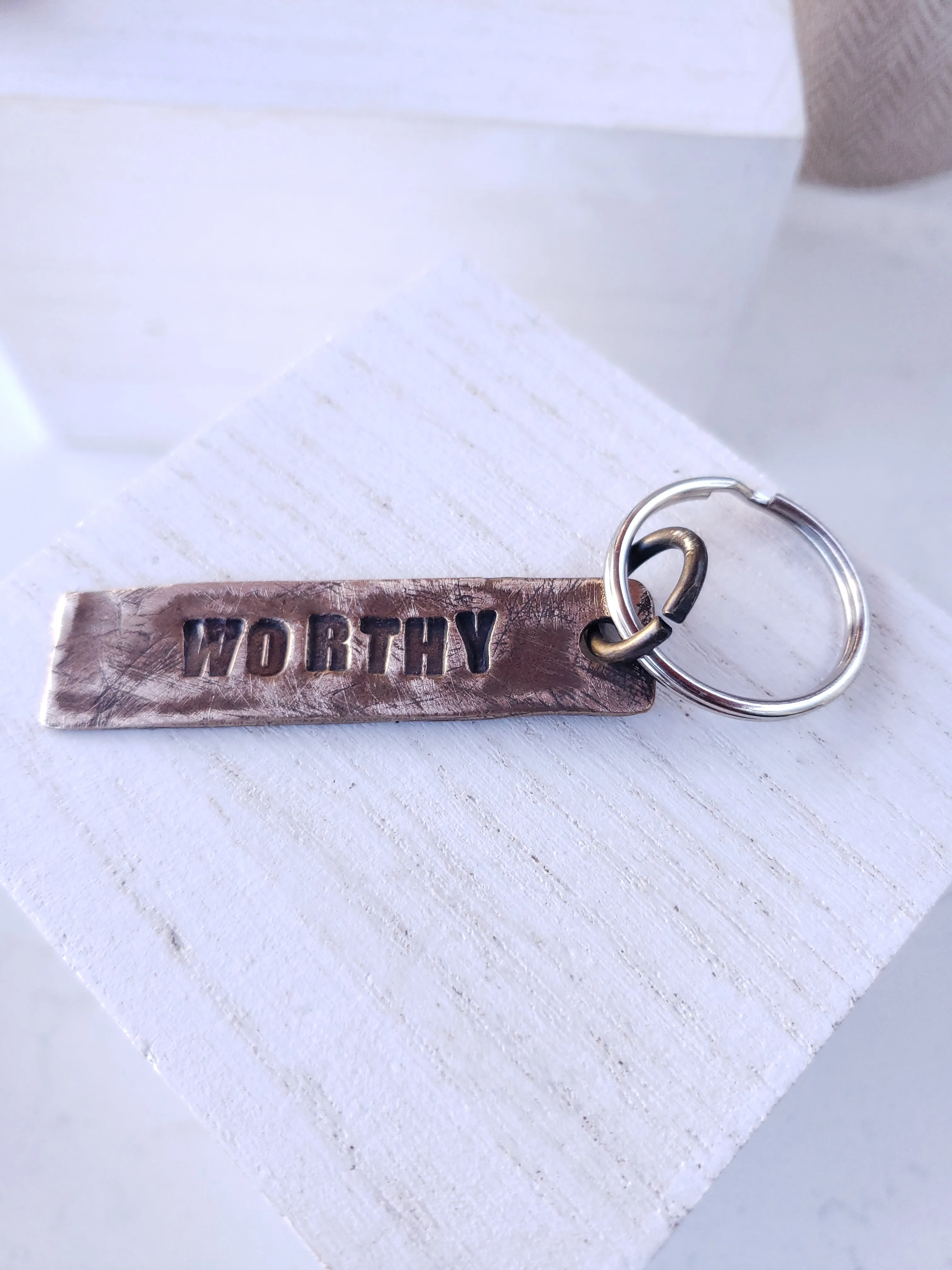 Worthy Genuine Brass Keychain