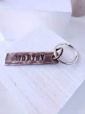 Worthy Genuine Brass Keychain