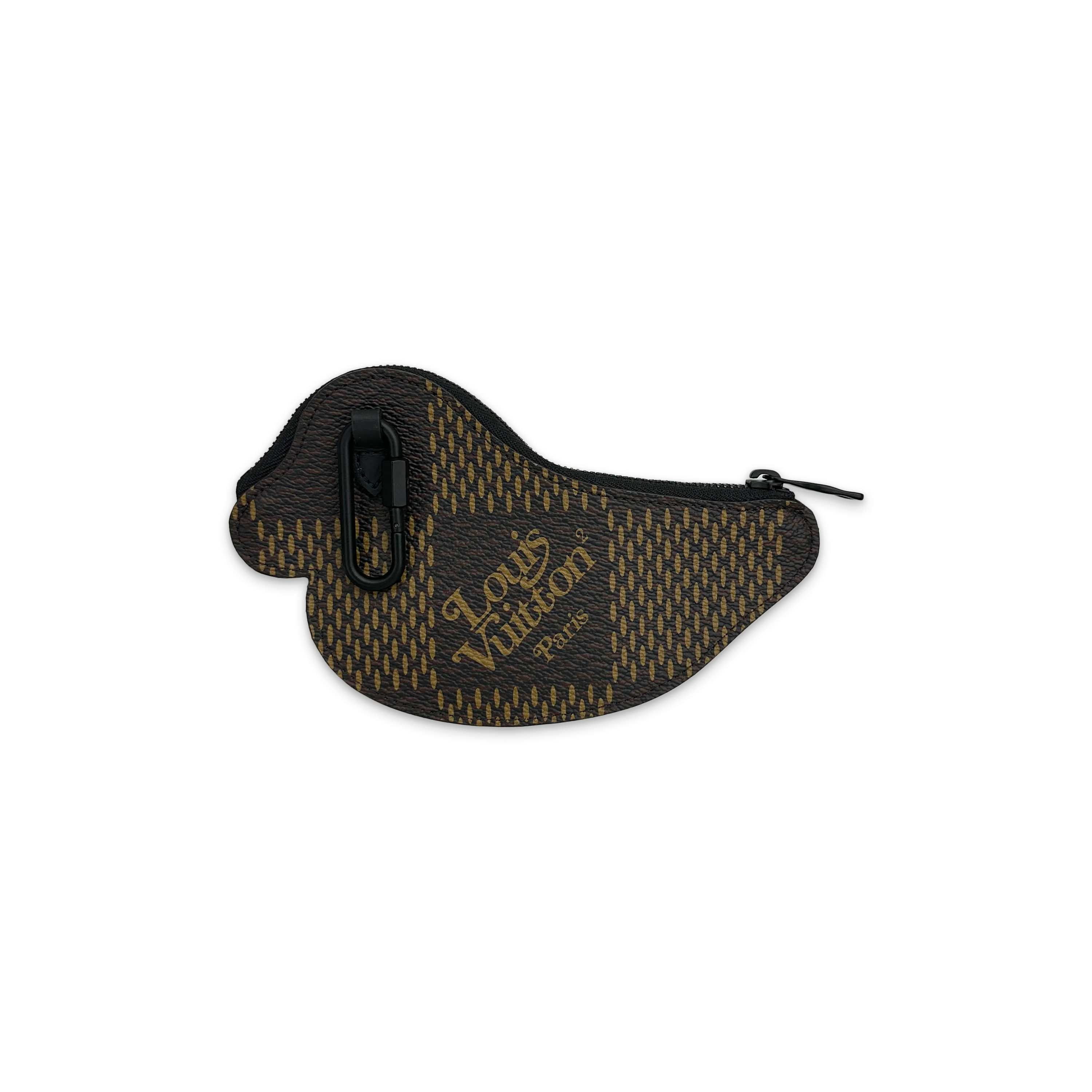 x Nigo Duck Coin Card Holder "Damier Ebene Giant Brown"