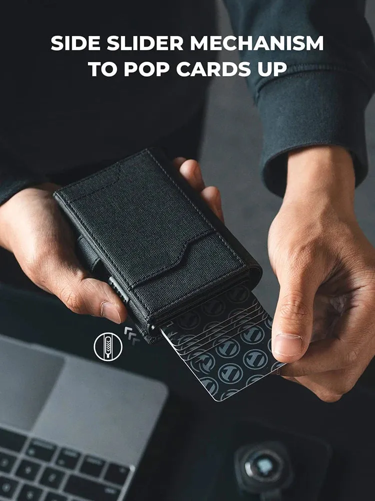 YATBEST Aluminium Pop-up Smart Wallet with RFID Blocking