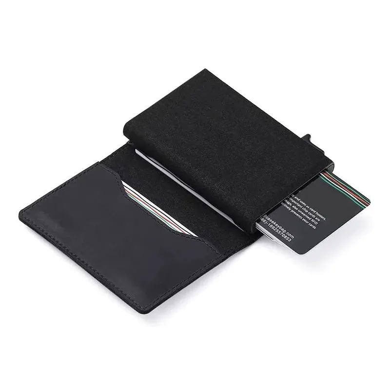 YATBEST Pop-Up Smart Wallet with RFID Blocking & Apple AirTag Holder