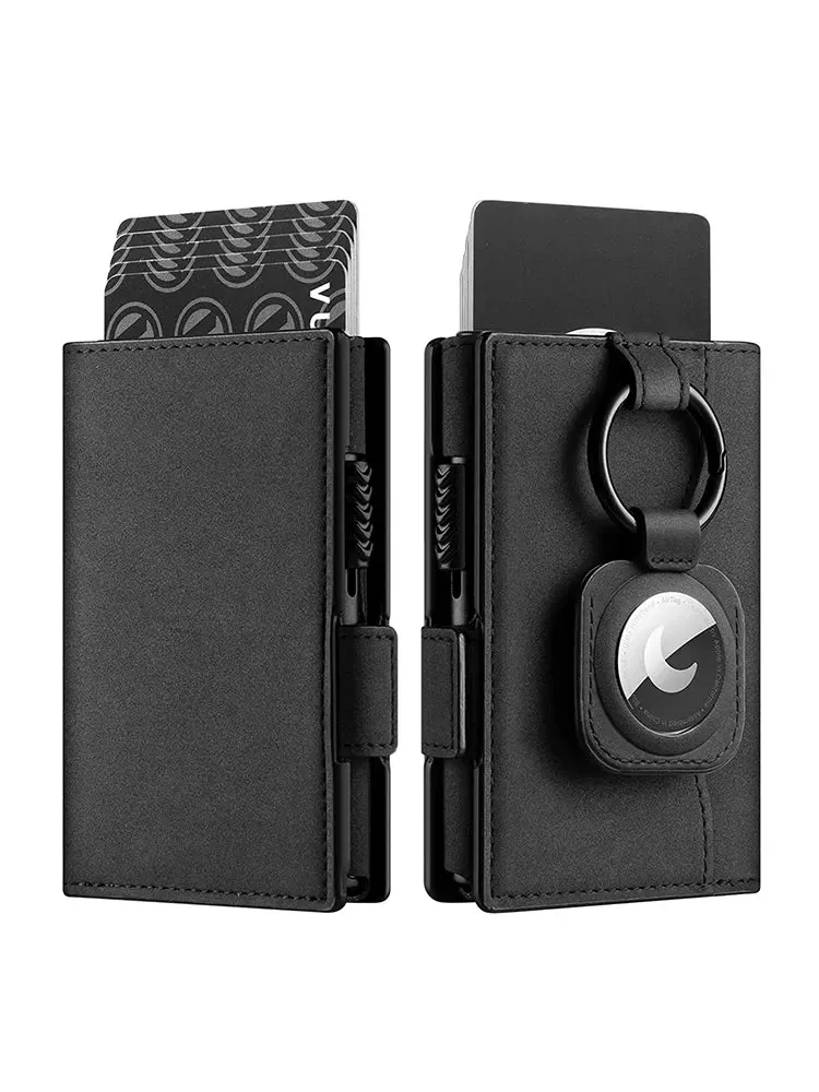YATBEST Pop-Up Smart Wallet with RFID Blocking & Apple AirTag Holder
