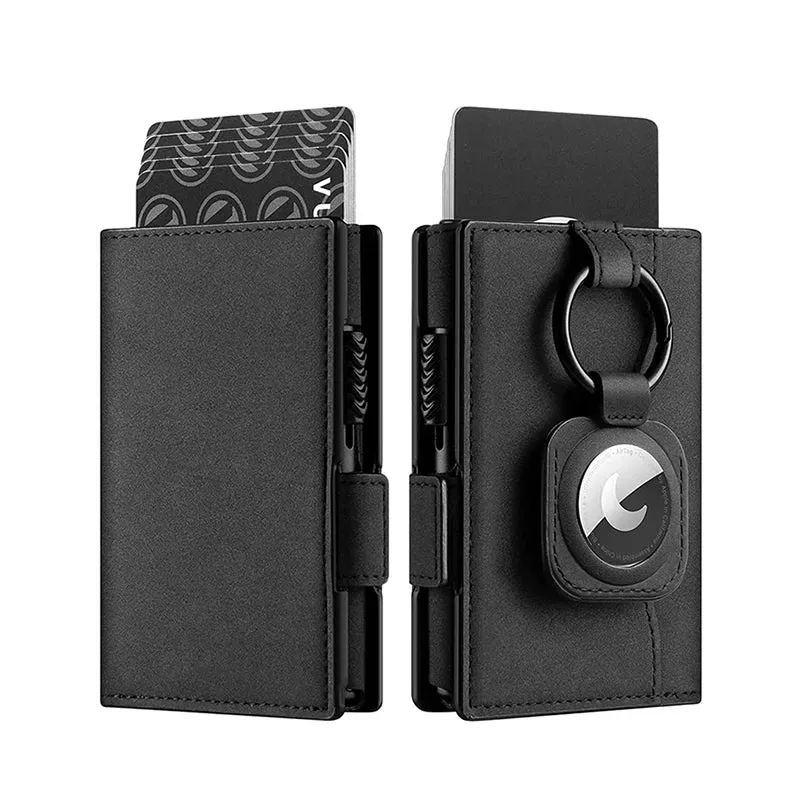YATBEST Pop-Up Smart Wallet with RFID Blocking & Apple AirTag Holder