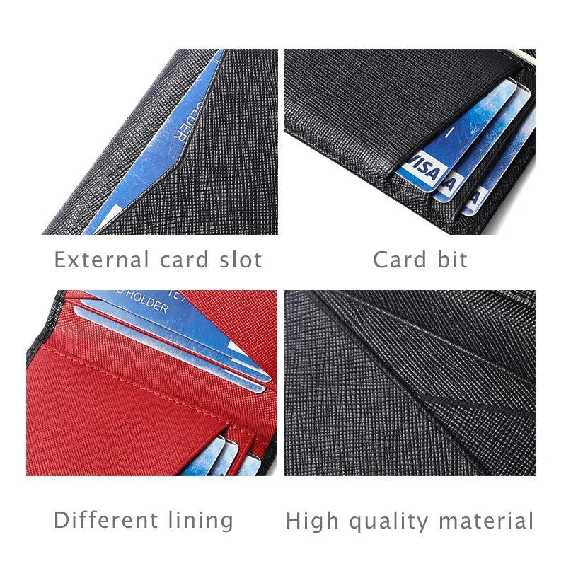 YATBEST Slim Bifold Smart Wallet with RFID Blocking