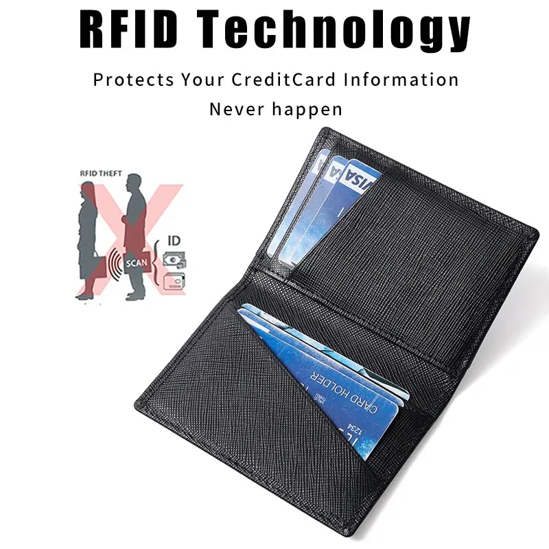 YATBEST Slim Bifold Smart Wallet with RFID Blocking