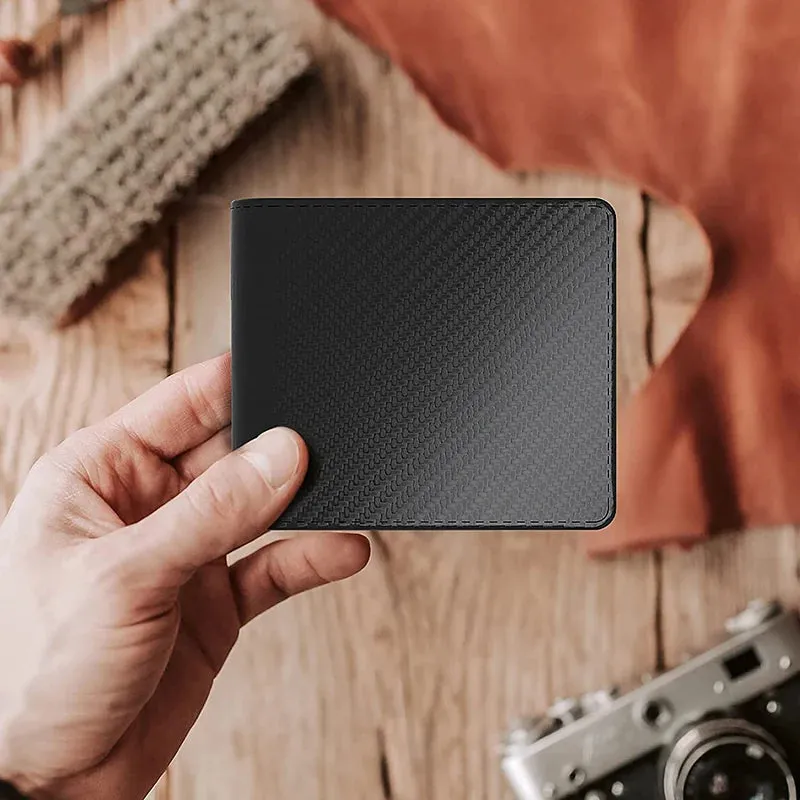 YATBEST Slim Leather Smart Wallet with RFID Blocking