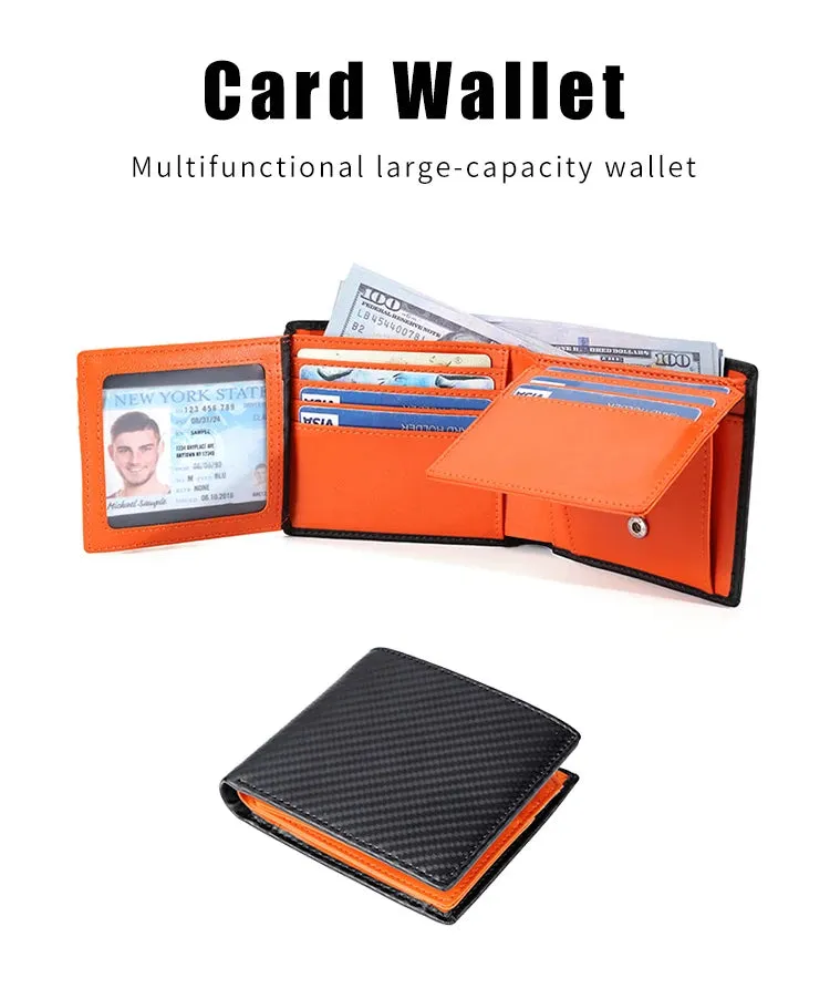 YATBEST Slim Leather Smart Wallet with RFID Blocking