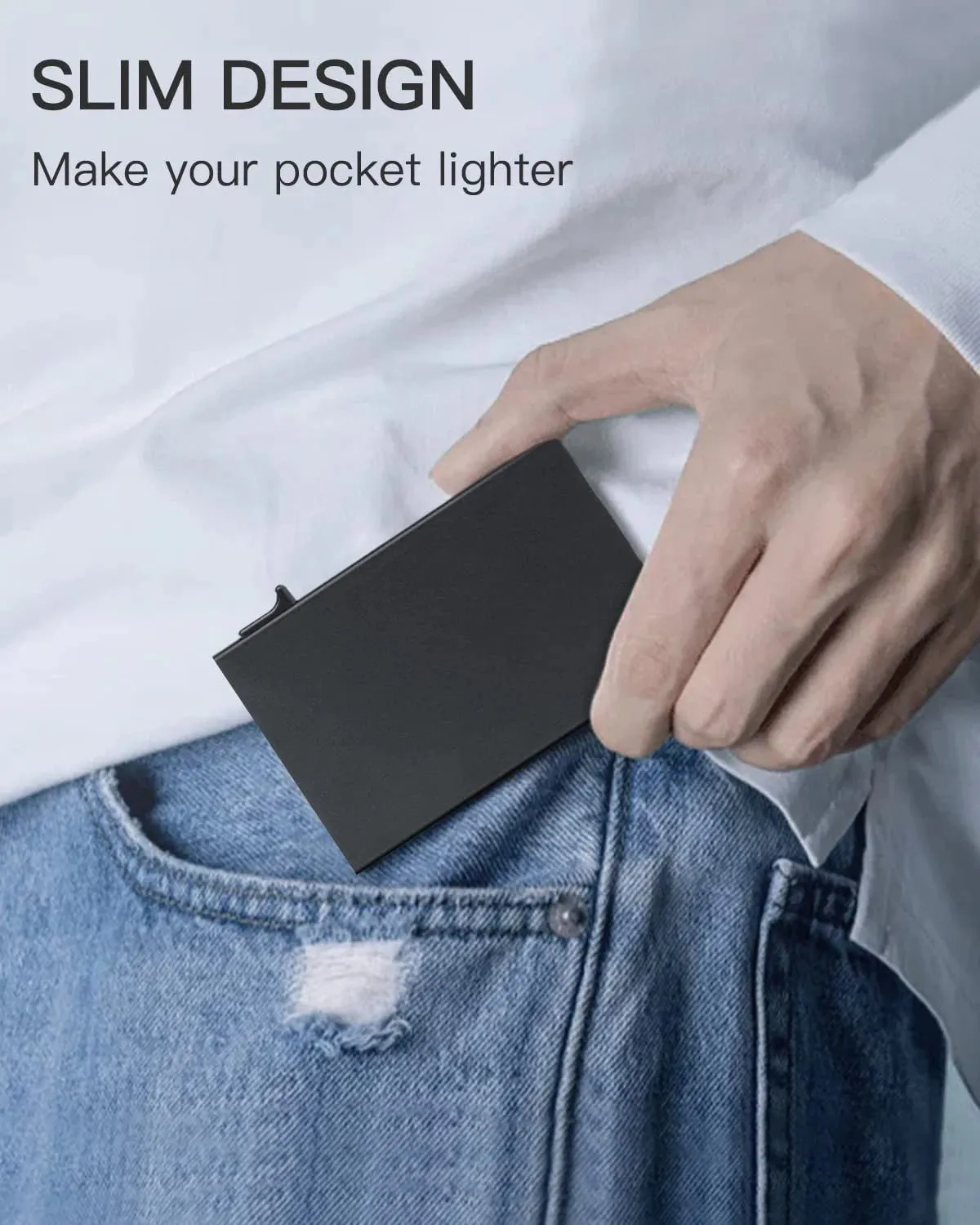 YE TREE Pop-up Smart Wallet with RFID Blocking