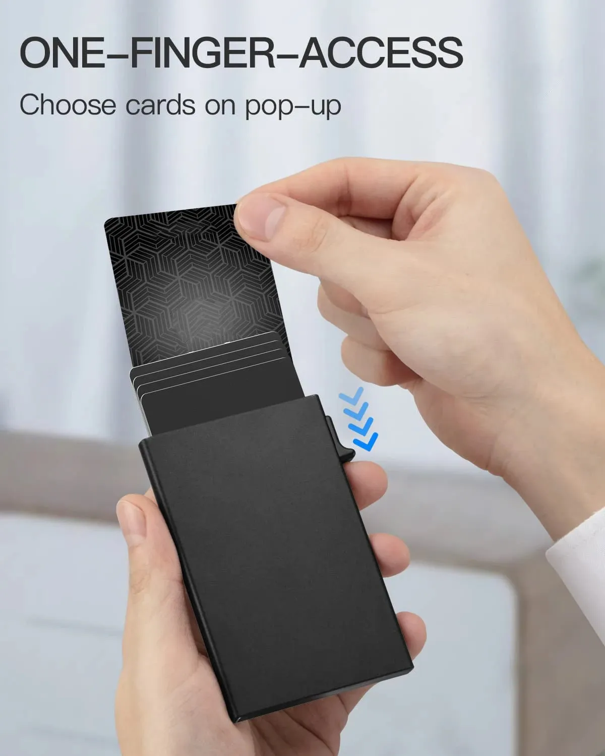 YE TREE Pop-up Smart Wallet with RFID Blocking