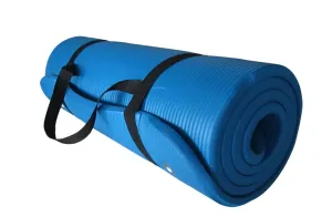 Yoga & Pilates Mat 15mm   Shoulder Strap