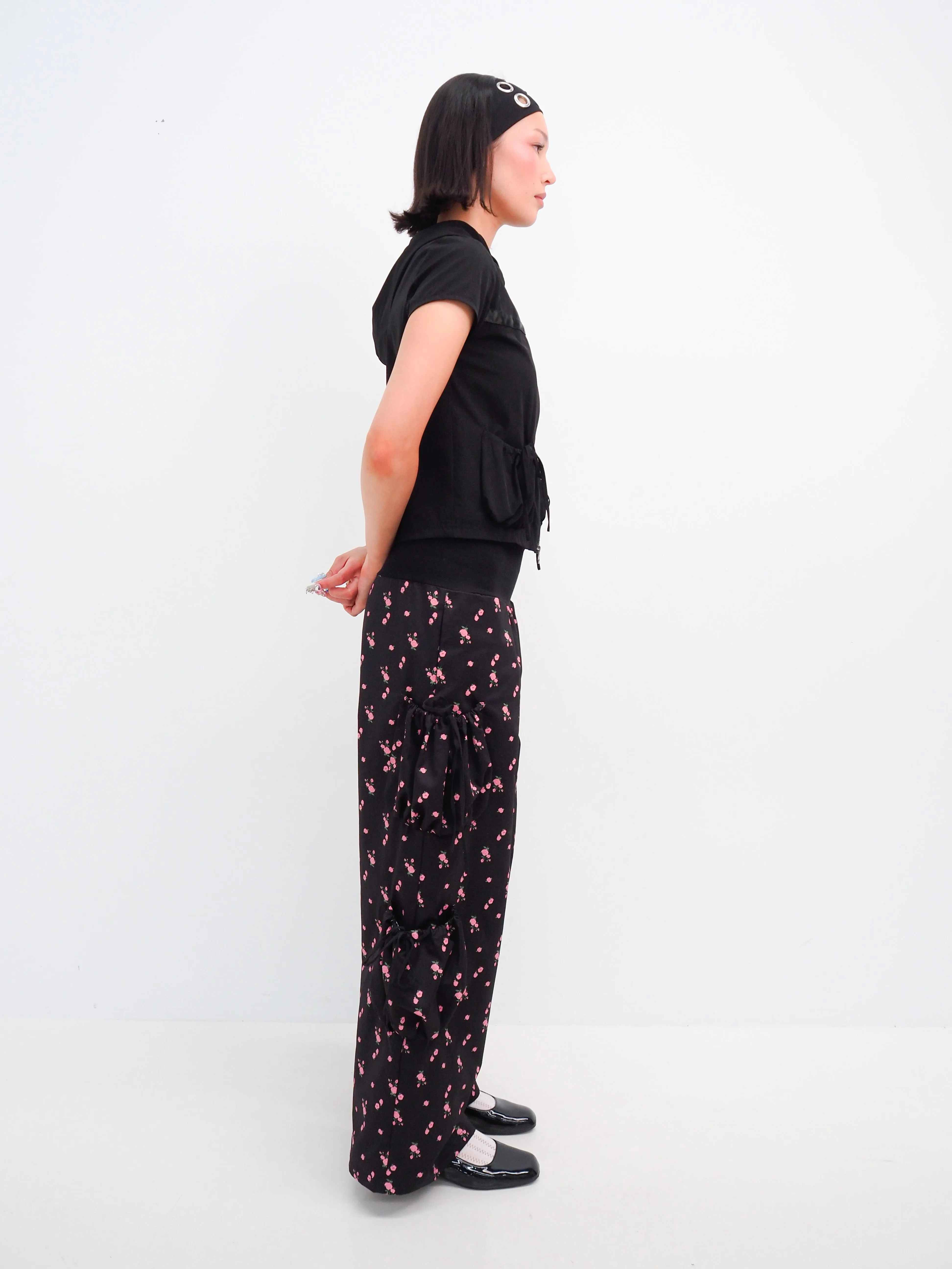 Yuki Pant - Black Floral