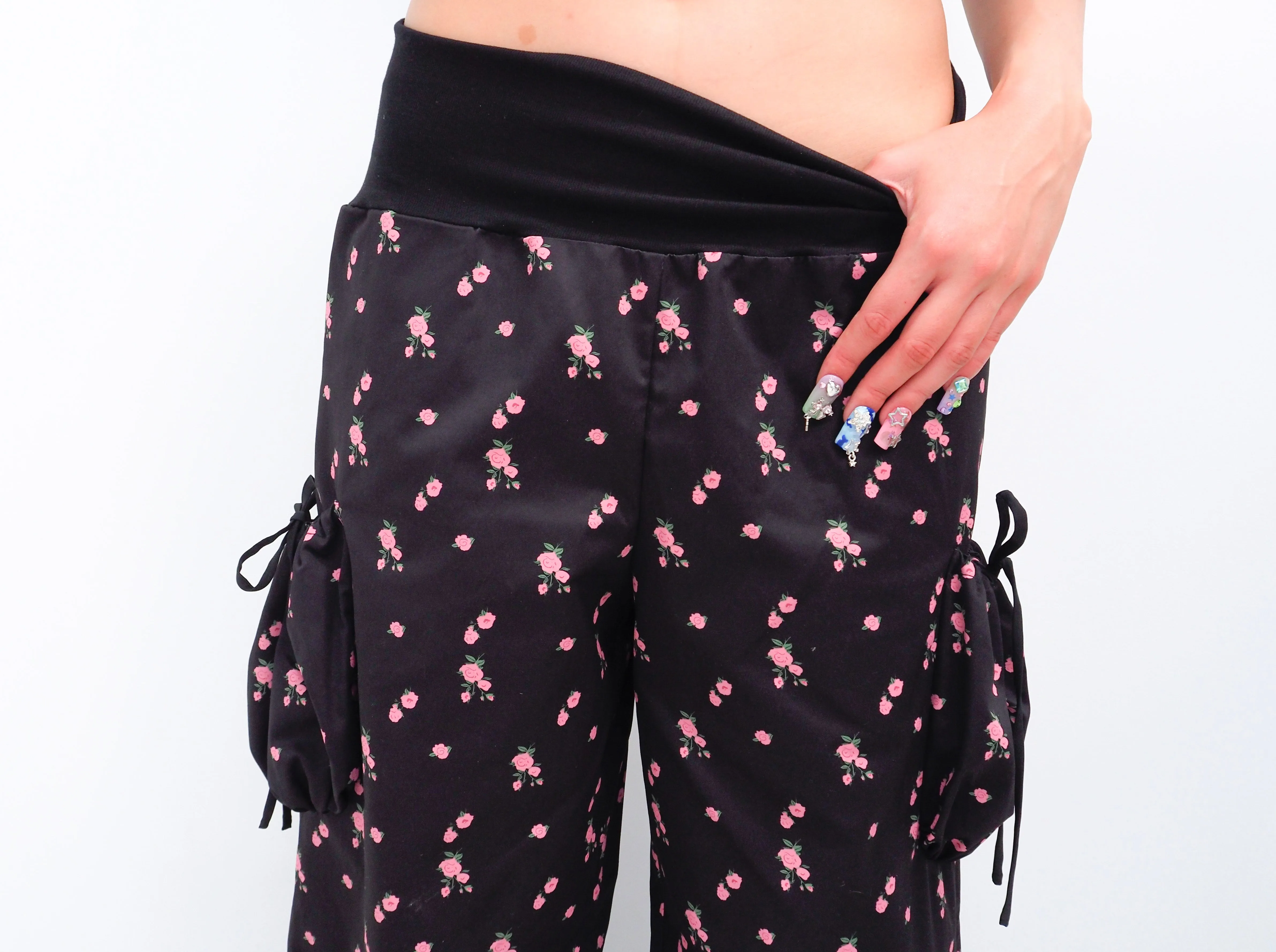 Yuki Pant - Black Floral